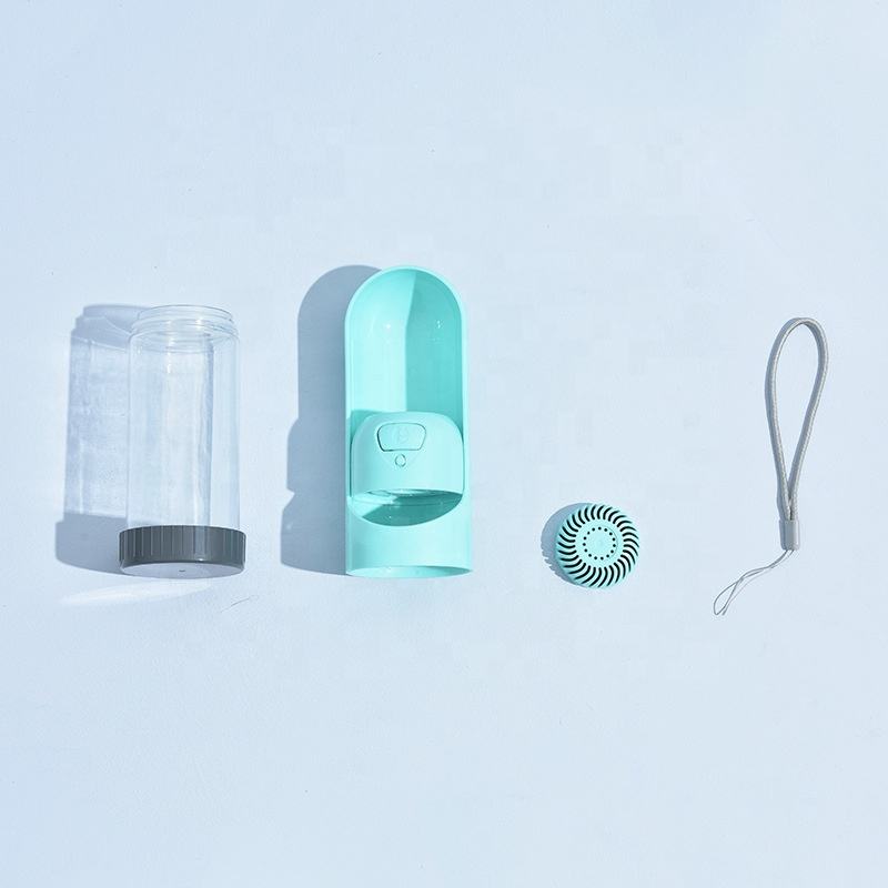 Smart vandflaske med indbygget skål